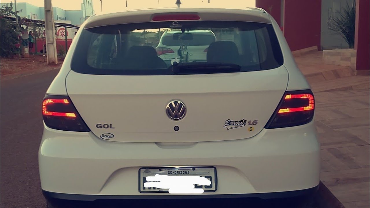 como pintar a luz de freio gol G5. personalização