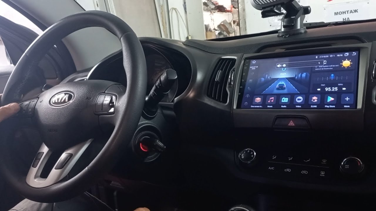 Instalación de radio Android CarPlay en Kia Sportage 2010 - 2016