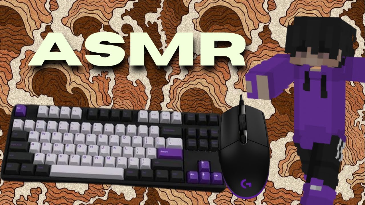 Keyboard + Mouse relaxing Bed Wars ASMR #7