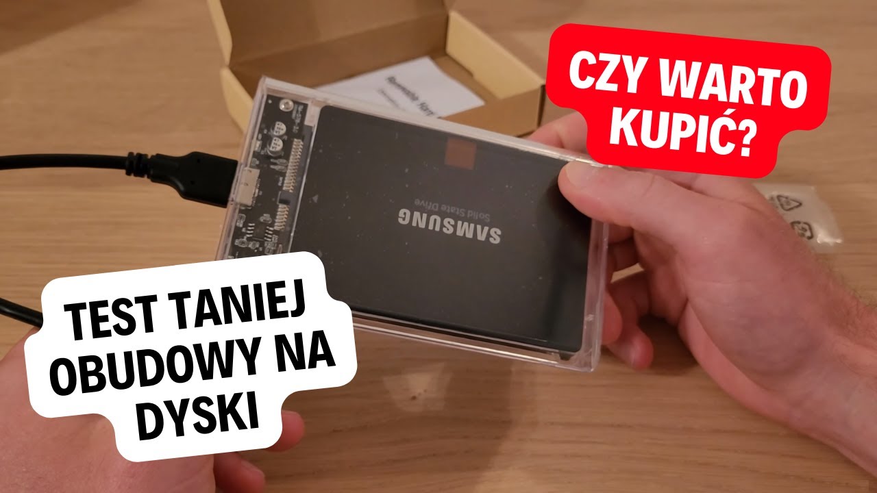 Test taniej obudowy na dyski SATA 2,5