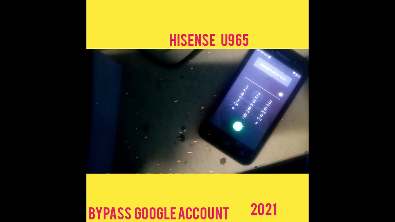 Advanced Way  REMOVE GOOGLE ACCOUNT HISENSE U965