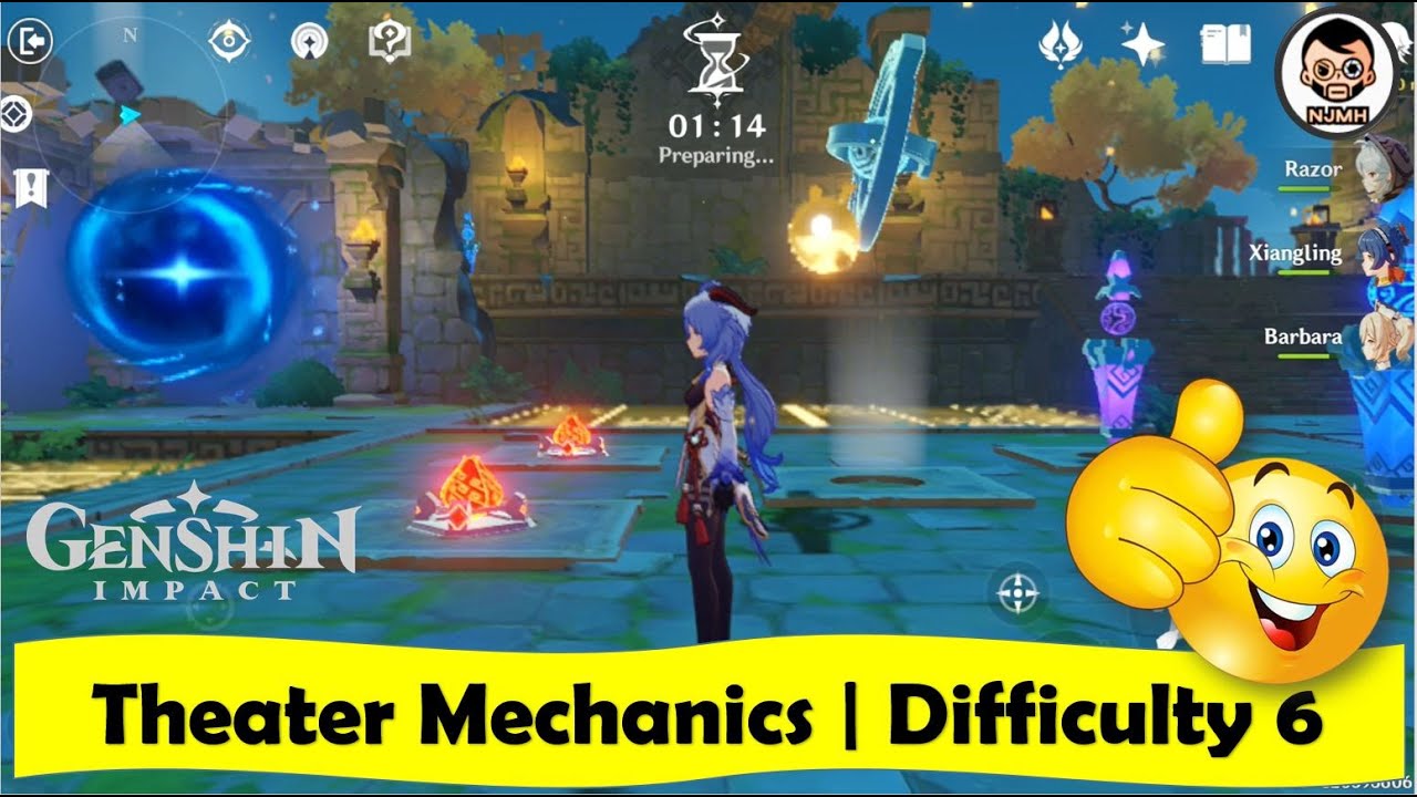Theater Mechanics | Difficulty 6 Multiplier: 2.0 | Perfect Strategy | Genshin Impact | NJMH Gaming