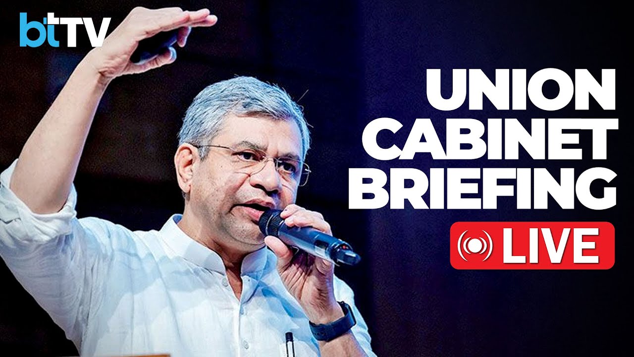 LIVE: Ashwini Vaishnaw Briefs On Key Union Cabinet Decisions