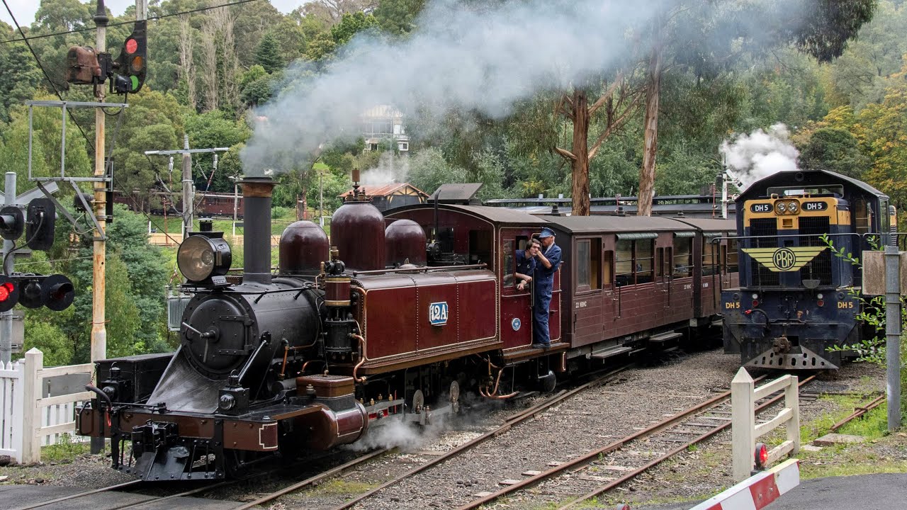 Puffing Billy's 12A Returns to Service! (Double-Headed NA's on the Puffing Billy Railway) | 8A, 12A