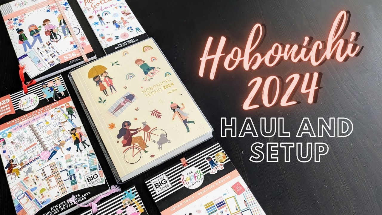 Planner Life: Hobonichi 2024 Haul and Setup | With Stickers | Unboxing