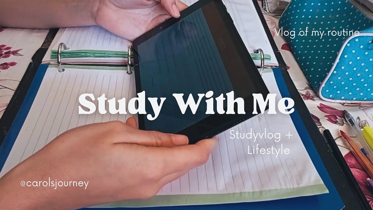 (eng sub) 🌷 a day with me: my real study routine and my study methods 📚 (my FIRST VIDEO) #studyvlog