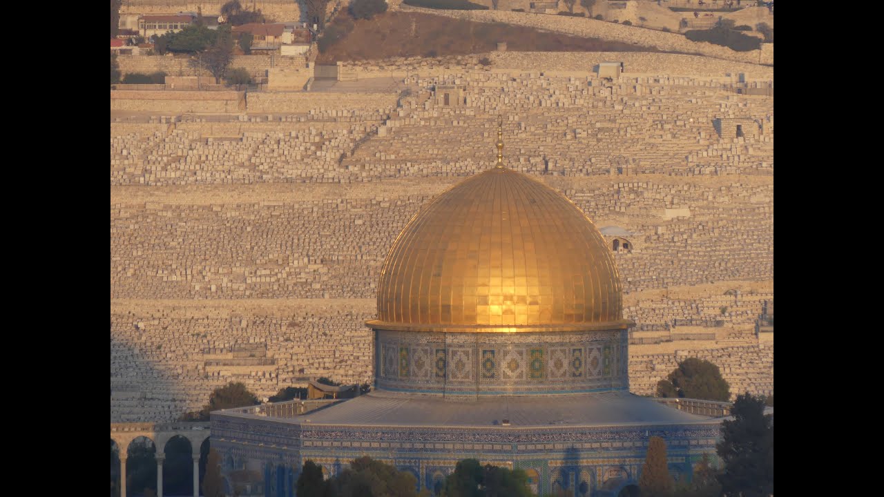 Jerusalem before sunset - Notre Dame  Jerusalem Hotel