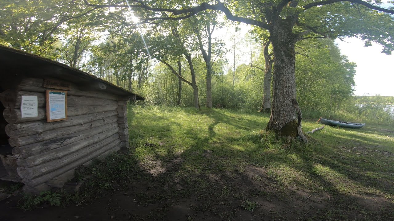 Сплав по речке Pedja, kayak trip in Estonia, day 4