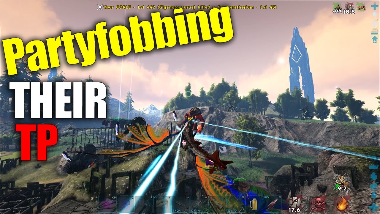 PARTYFOBBING RB'S PACK TELEPORTER! | TPG | ARK Official PVP | D888