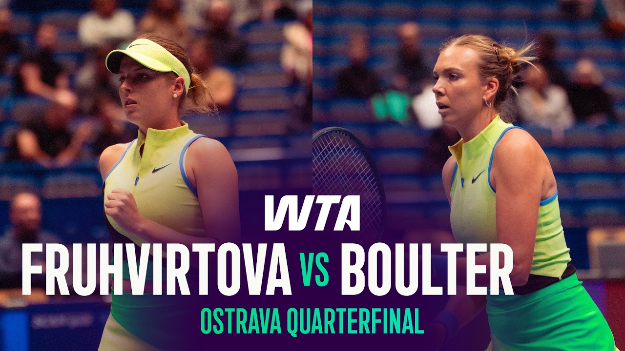 Linda Fruhvirtova vs. Katie Boulter | 2026 Ostrava Quarterfinal | WTA Match Highlights