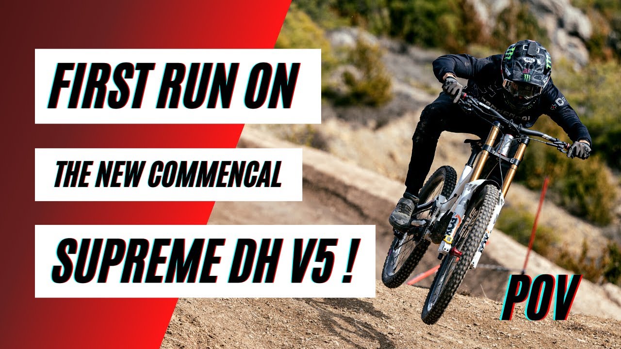 Amaury Pierron - First run on the NEW SUPREME V5