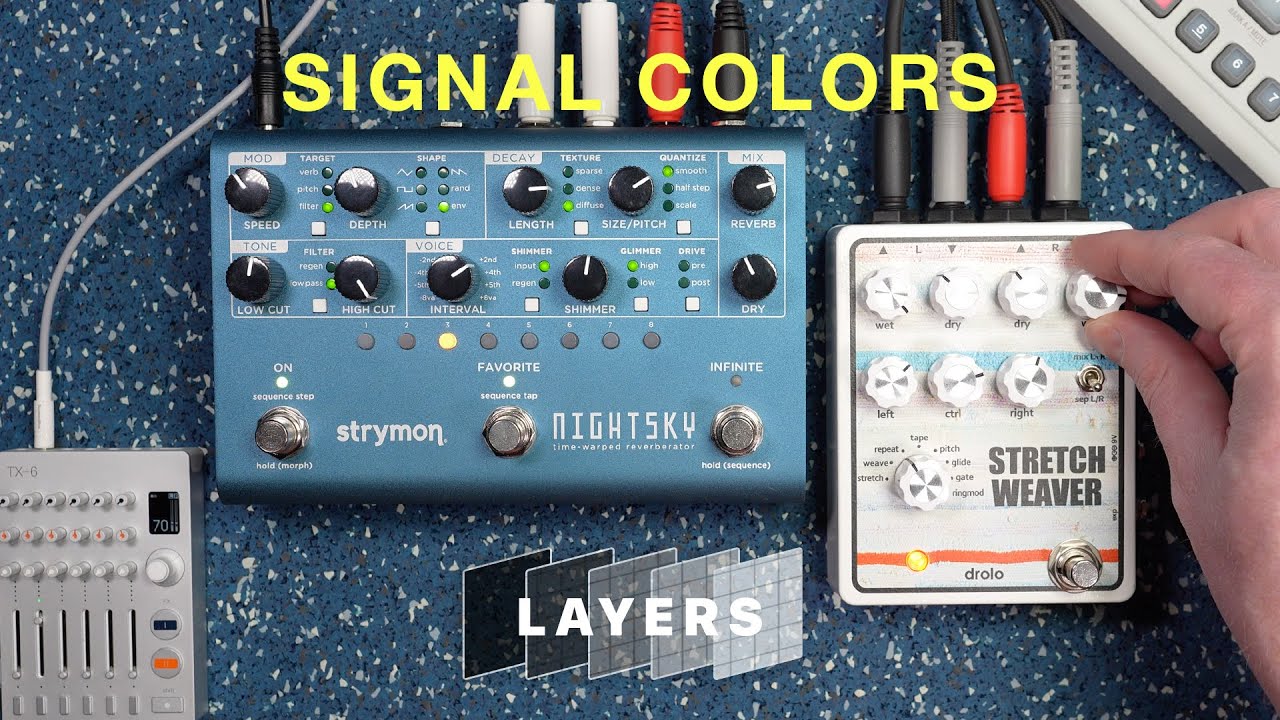Drolo Stretch Weaver & Strymon NightSky w/ Elektron Model Cycles