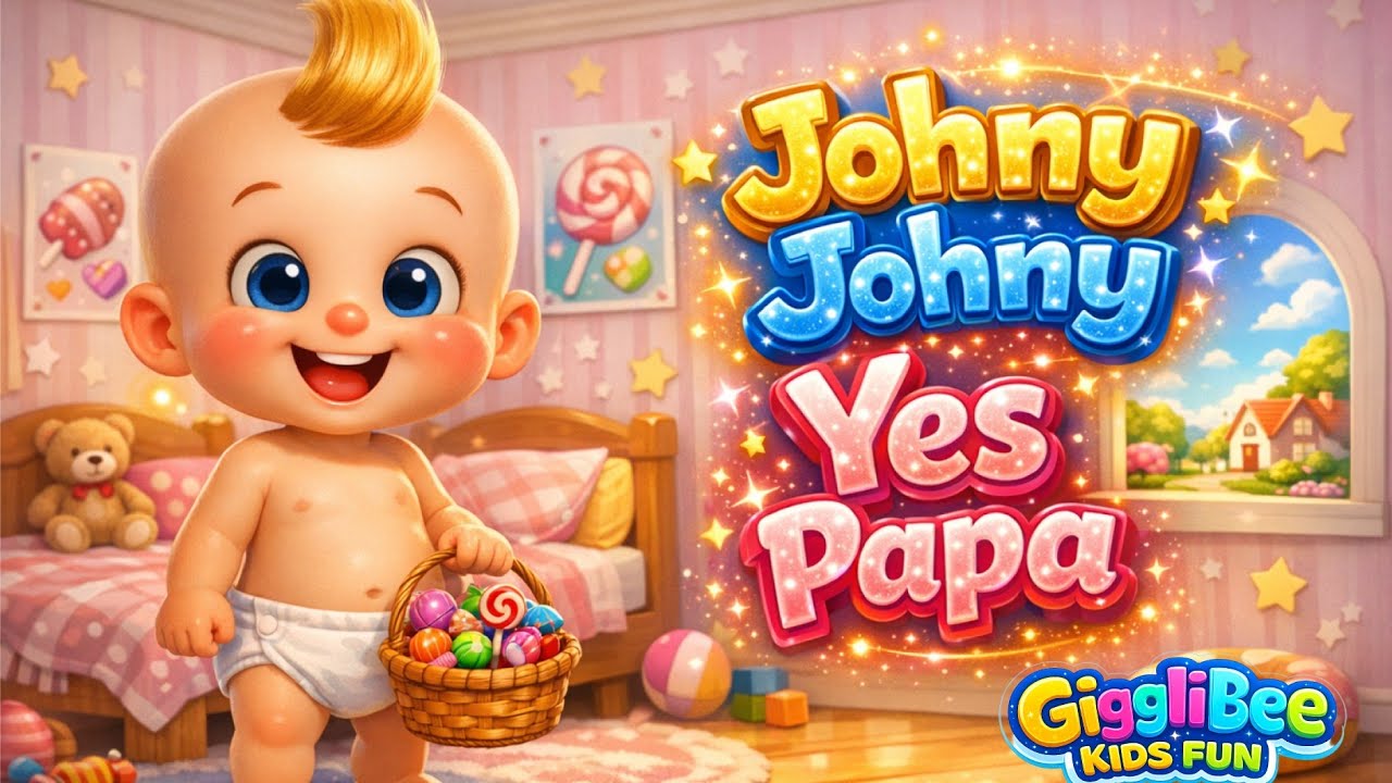 Johny Johny Yes Papa | 3D Animated Kids Song | Nursery Rhymes & Fun Poem