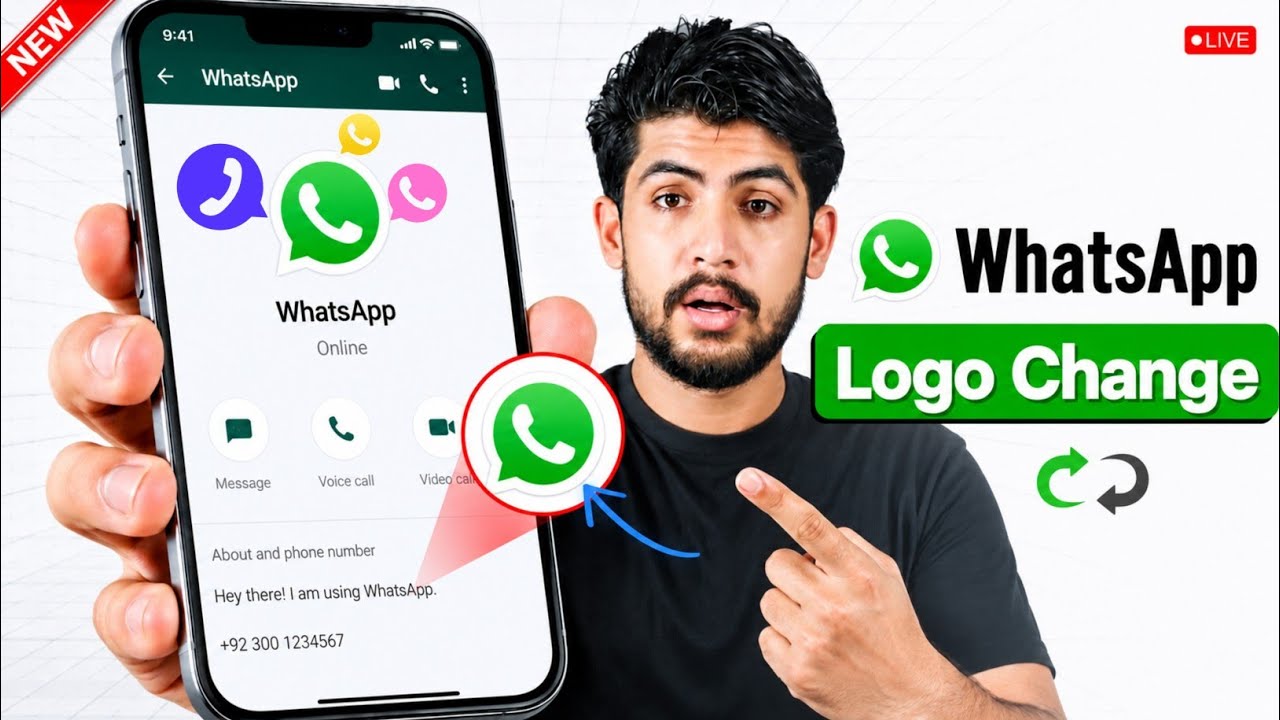 How To Change Whatsapp App Icon | Whatsapp Ka Logo Change Kaise Kare
