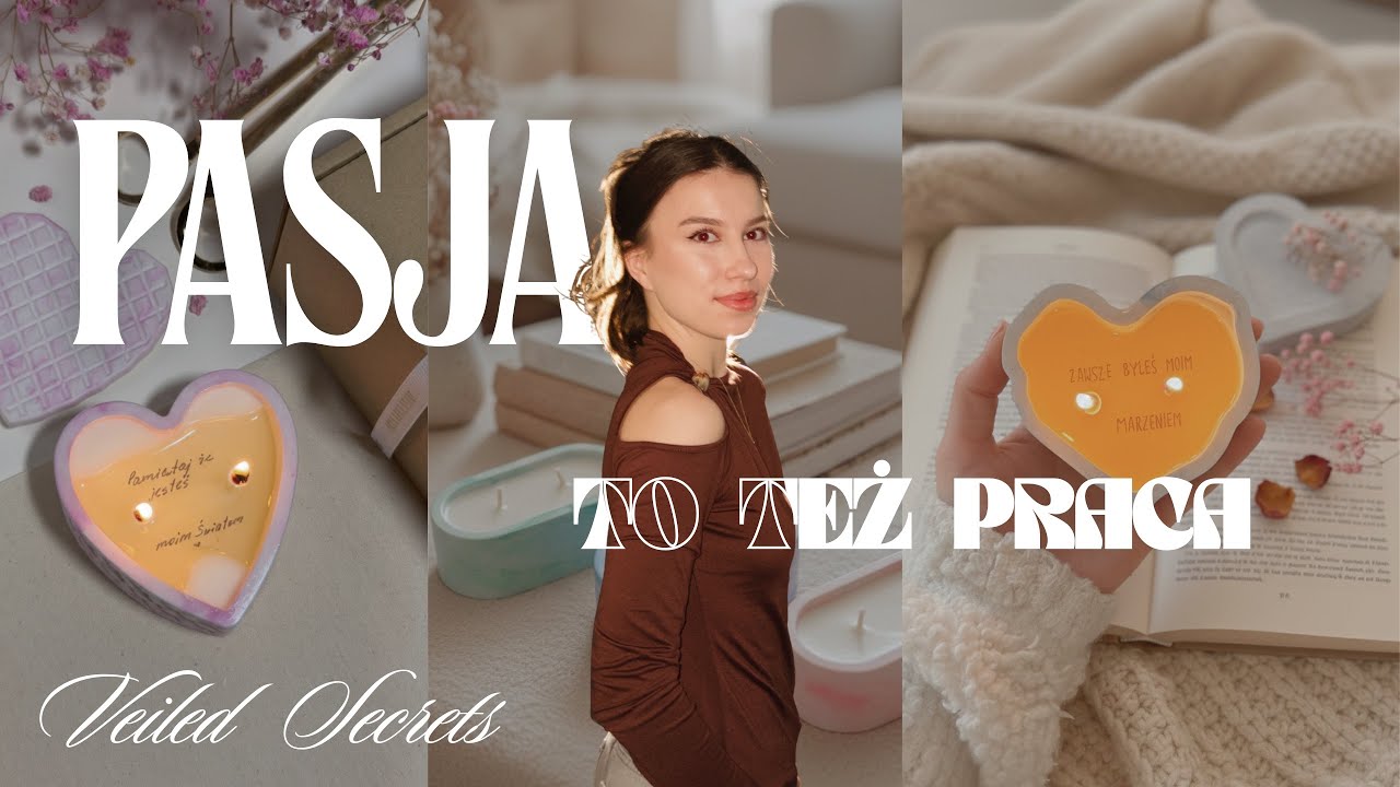 Tak wygląda mój dzień przy świecach VeiledSecrets | Pasja czy Praca? | Handmade Candle