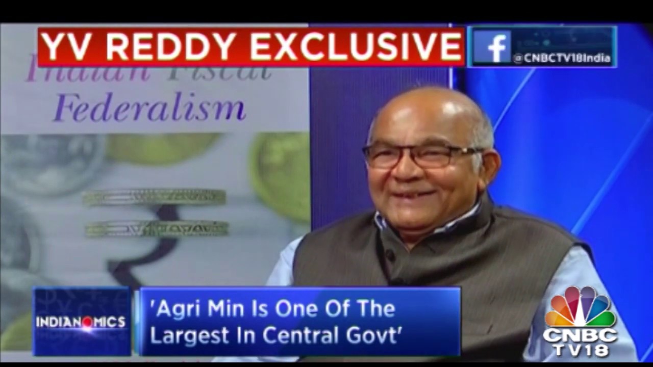 Indianomics | YV Reddy Exclusive On Fiscal Fedaralism : Centre Vs State