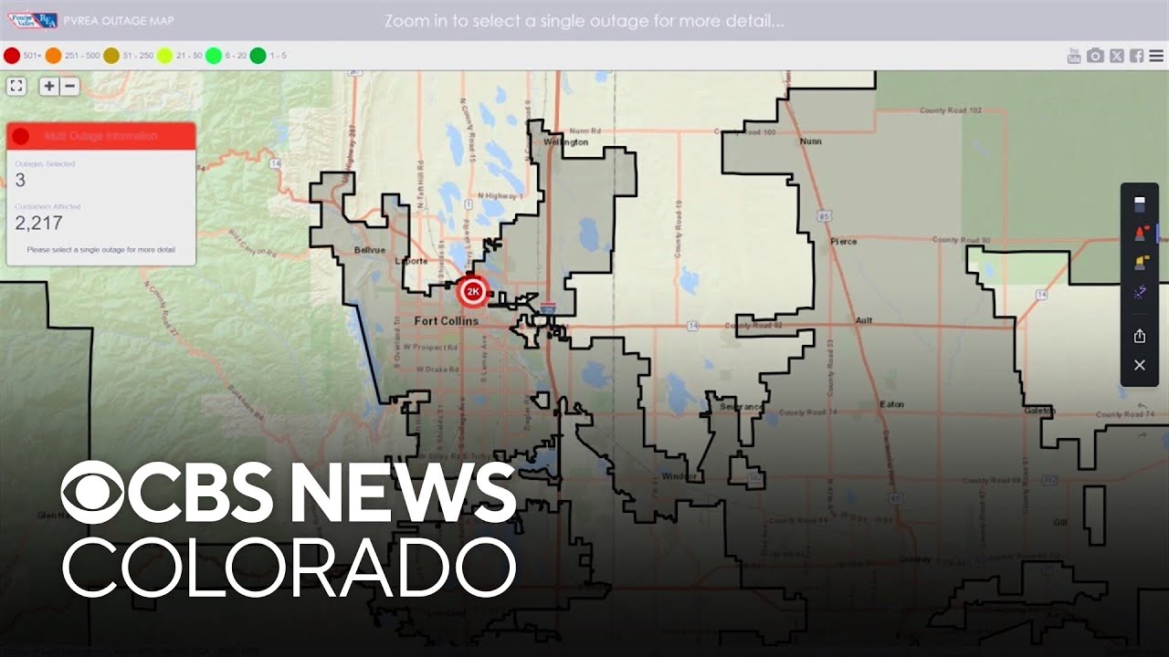 Thousands without power in Fort Collins