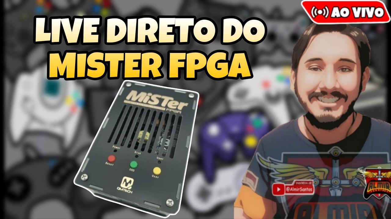 ALMISTER Live Retrô - Direto do Mister FPGA - Ao Vivo