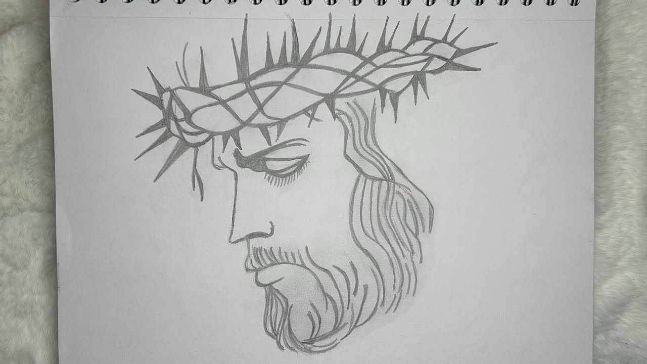 Jesus Christ pencil drawing✍🏻