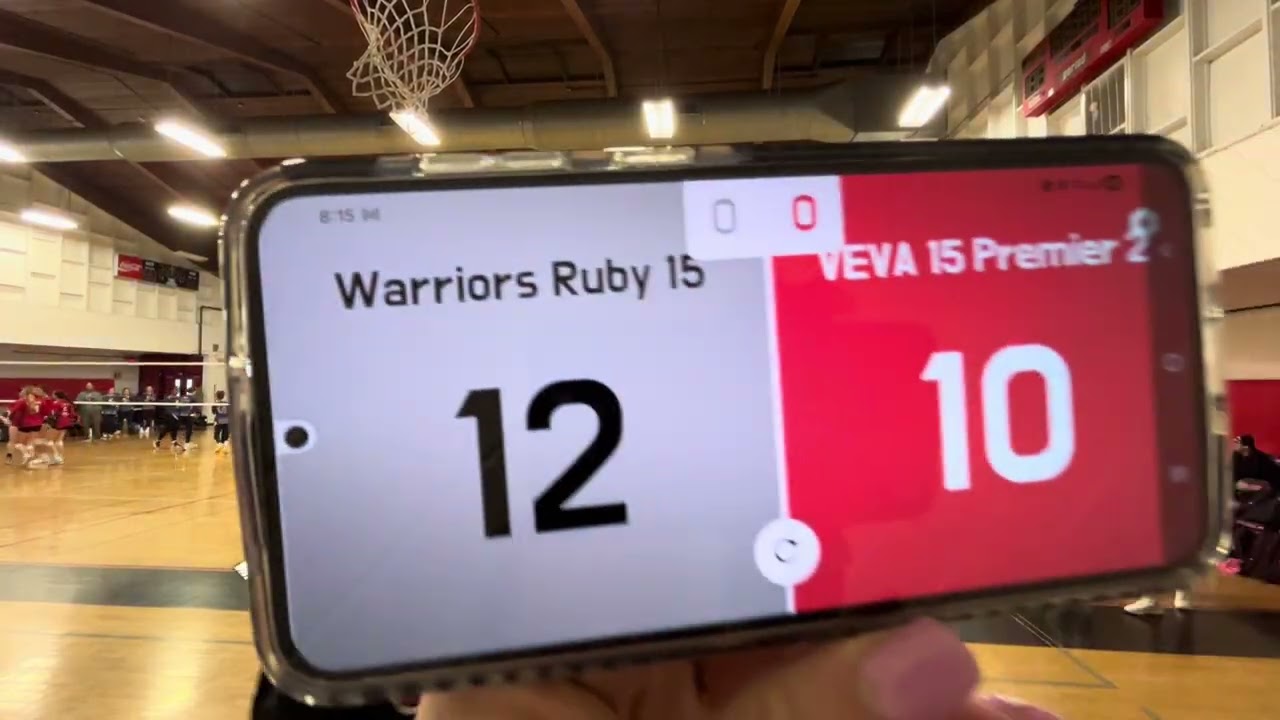 20260208 Warriors 15U Ruby @ Vero Beach 9:00 am RGold Set 1 Game 1 vs VEVA 15 Premier 2