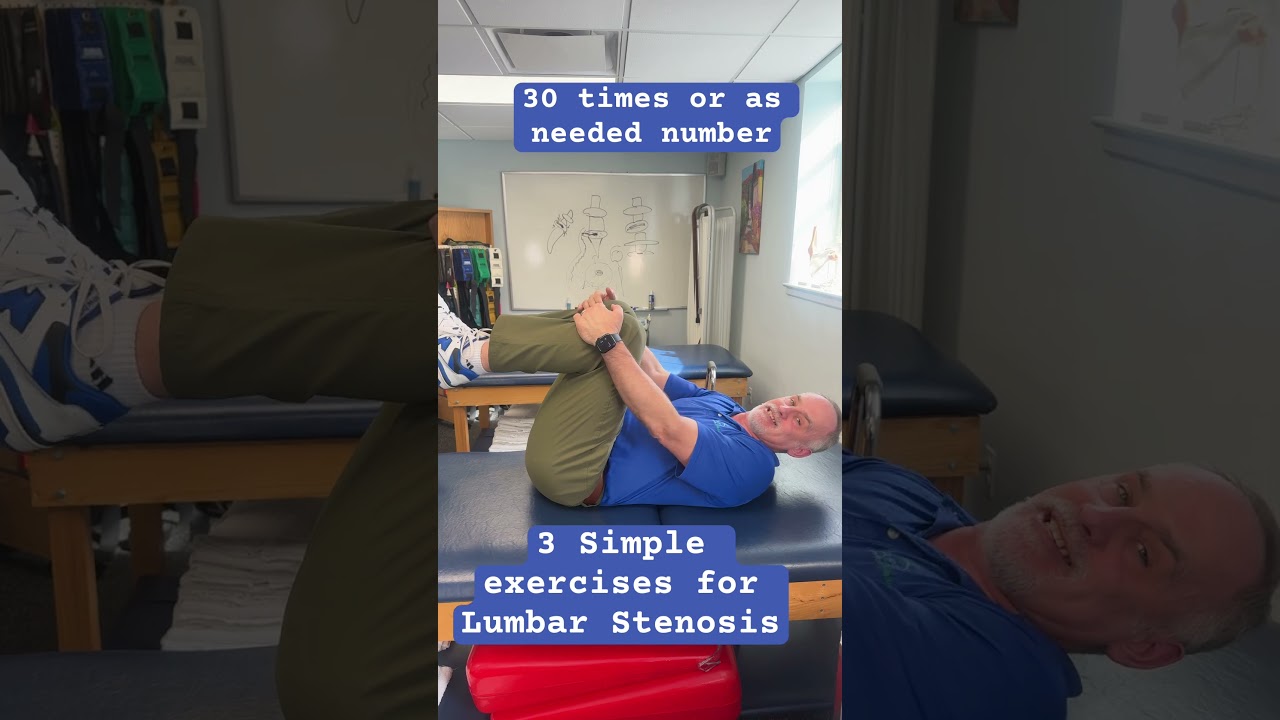 3 Simple Stretches for Lumbar Stenosis#stenosis #lumbarspine #legpain #legpainrelief