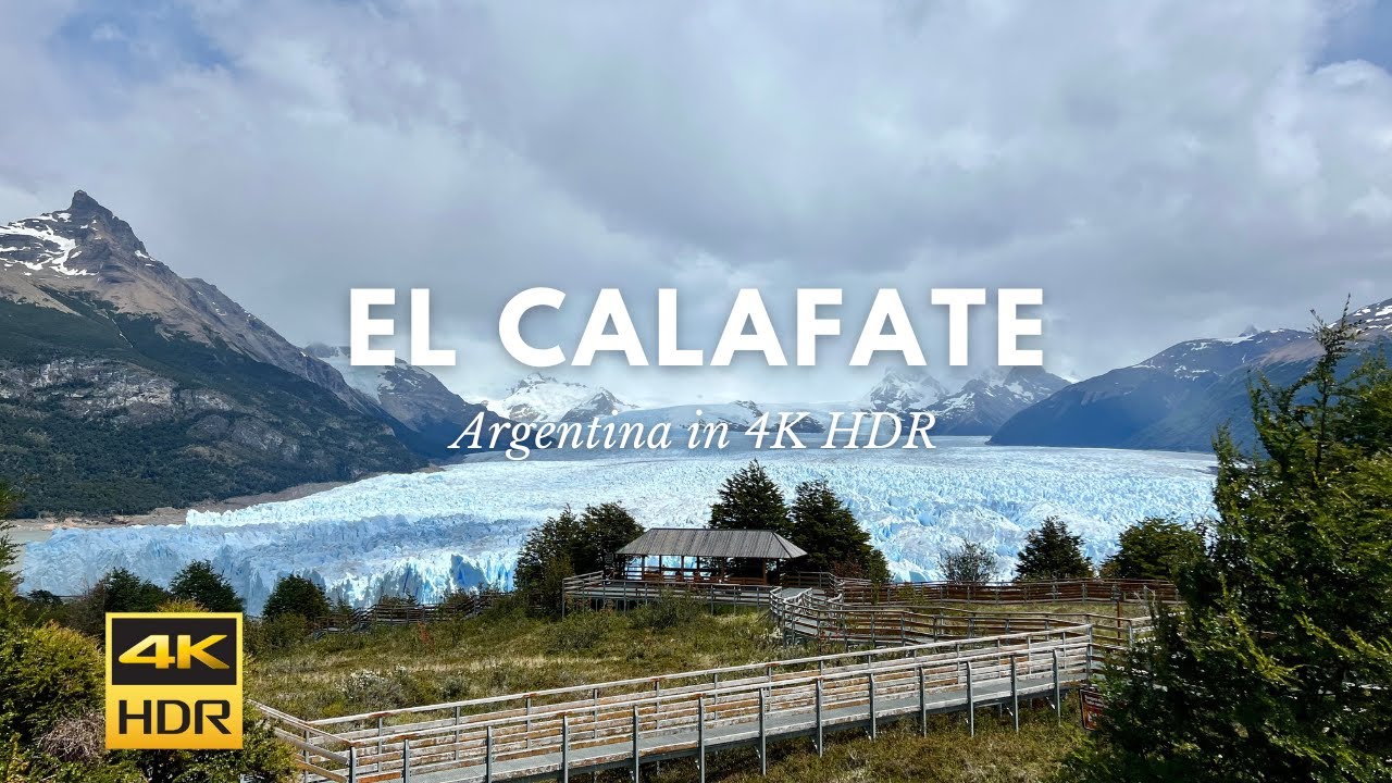 El Calafate, Perito Moreno Glacier, Patagonia Argentina in 4K HDR