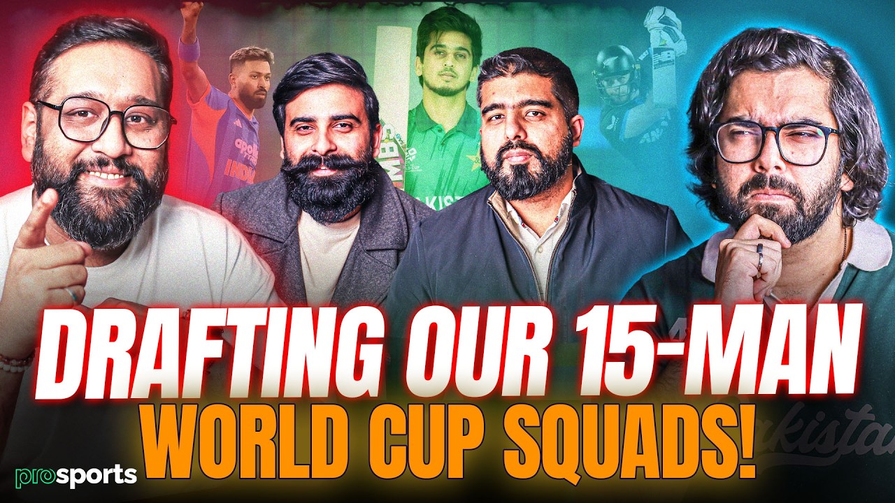 The Ultimate 2026 T20 World Cup Draft! | We Pick Our Best Squads | ProSports Dream Teams