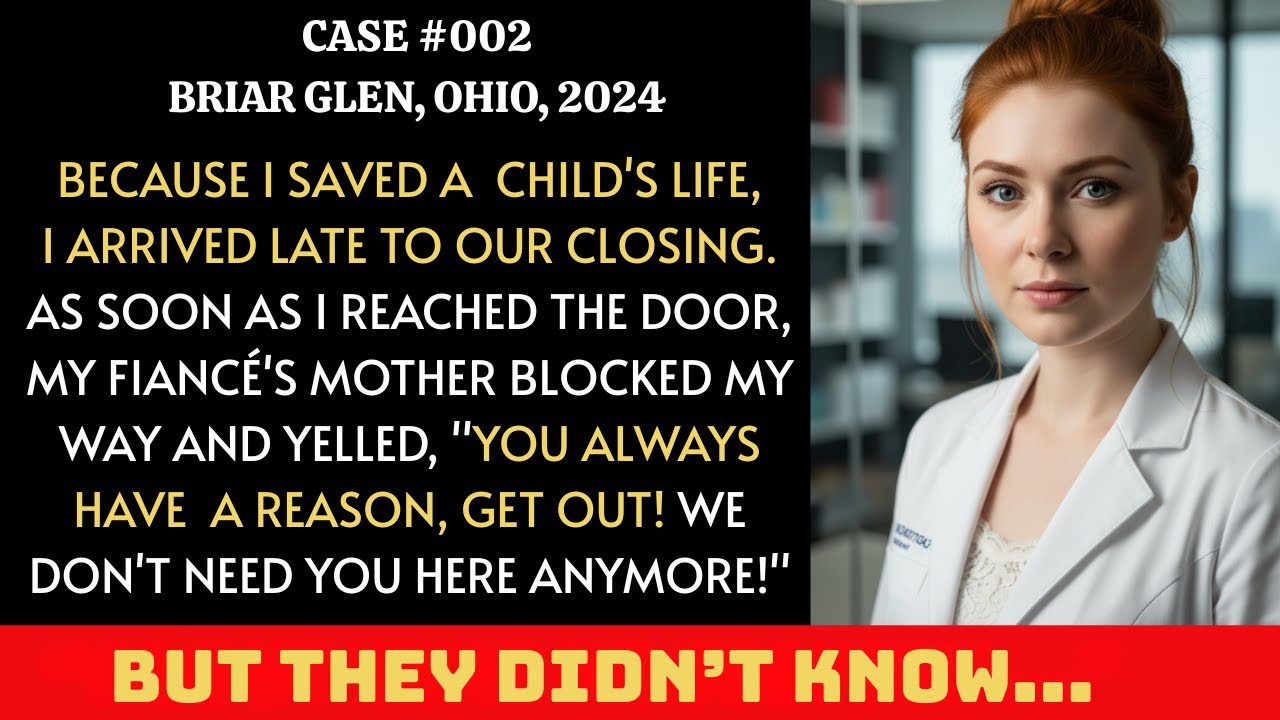 Case #002: Saving A Child Made Me Late To My Closing. My Fiancé Erased My Name. But..