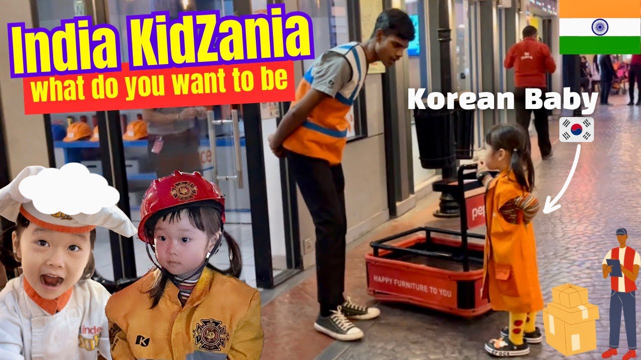 |인도🇮🇳| How a Korean Baby Enjoy in India👍🏻(India KidZania)