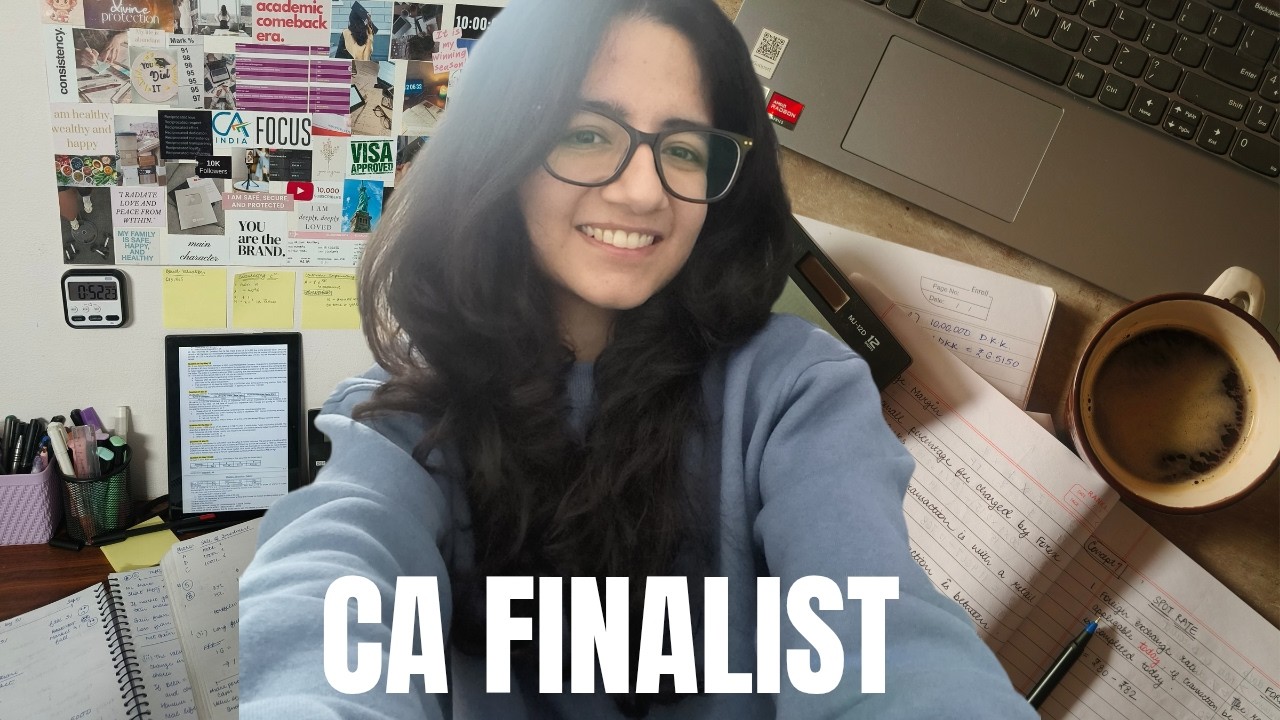 study vlog 💌 | CA Final | a week in the life of a CA finalist 📚