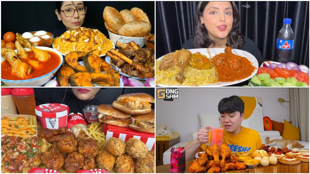 6x asmr muckbang spice asmr world of foodie tina foodie darling gongsam