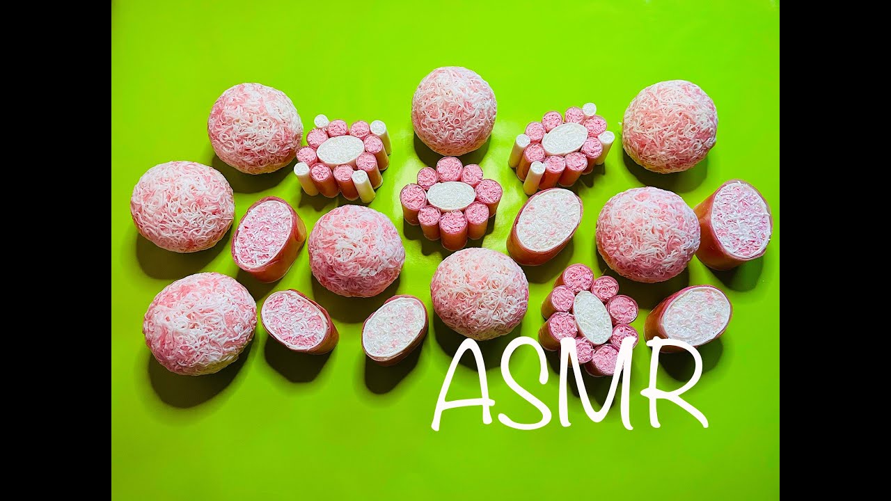 | ASMR | Squeaky Starch Balls & Starch Filled Soap Boxes  Satisfying