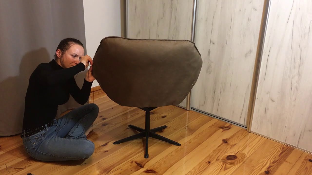 new life armchair curle upholstery / nowe życie krzesło obrotowe tapicerowanie