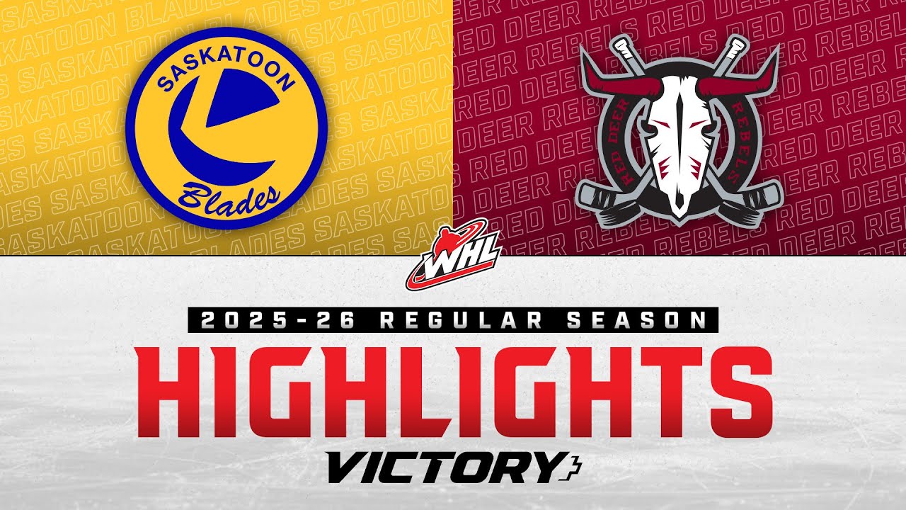 Saskatoon Blades at Red Deer Rebels 11/15 | WHL Highlights 2025-26