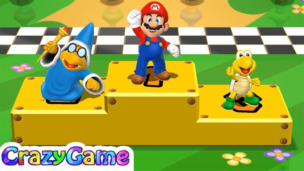 Mario Party 9 - All Brainless Minigames Gameplay