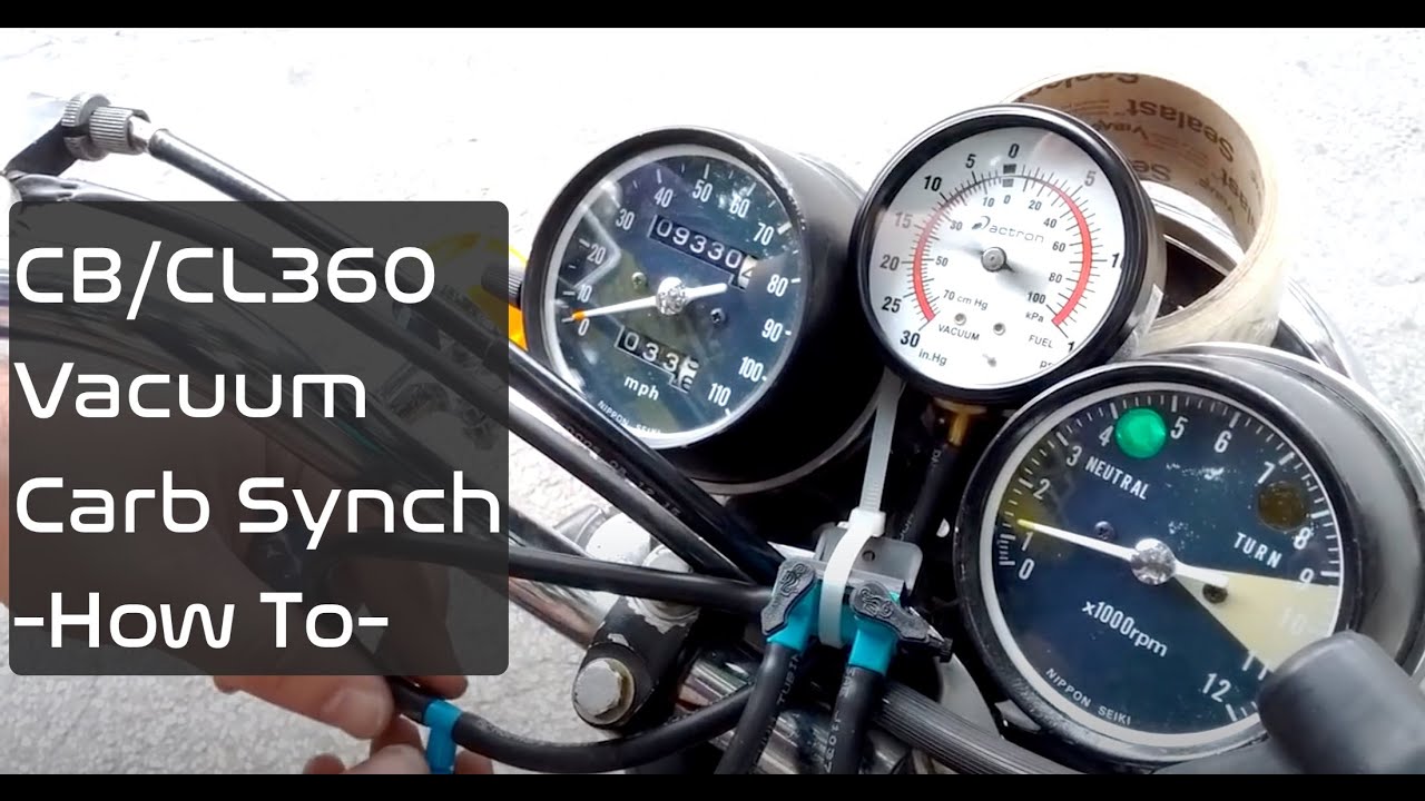 Honda CB360 Carburetor Synchronization