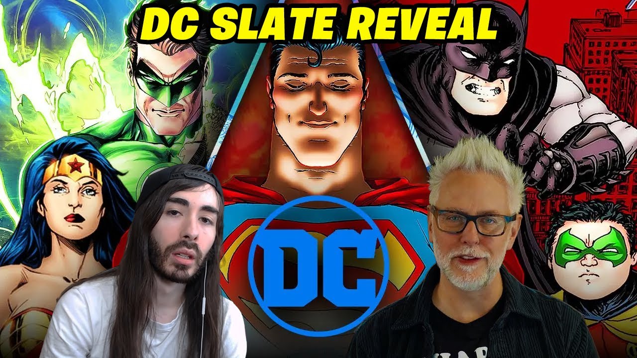 DC SLATE REVEAL | MoistCr1TiKaL REACTS