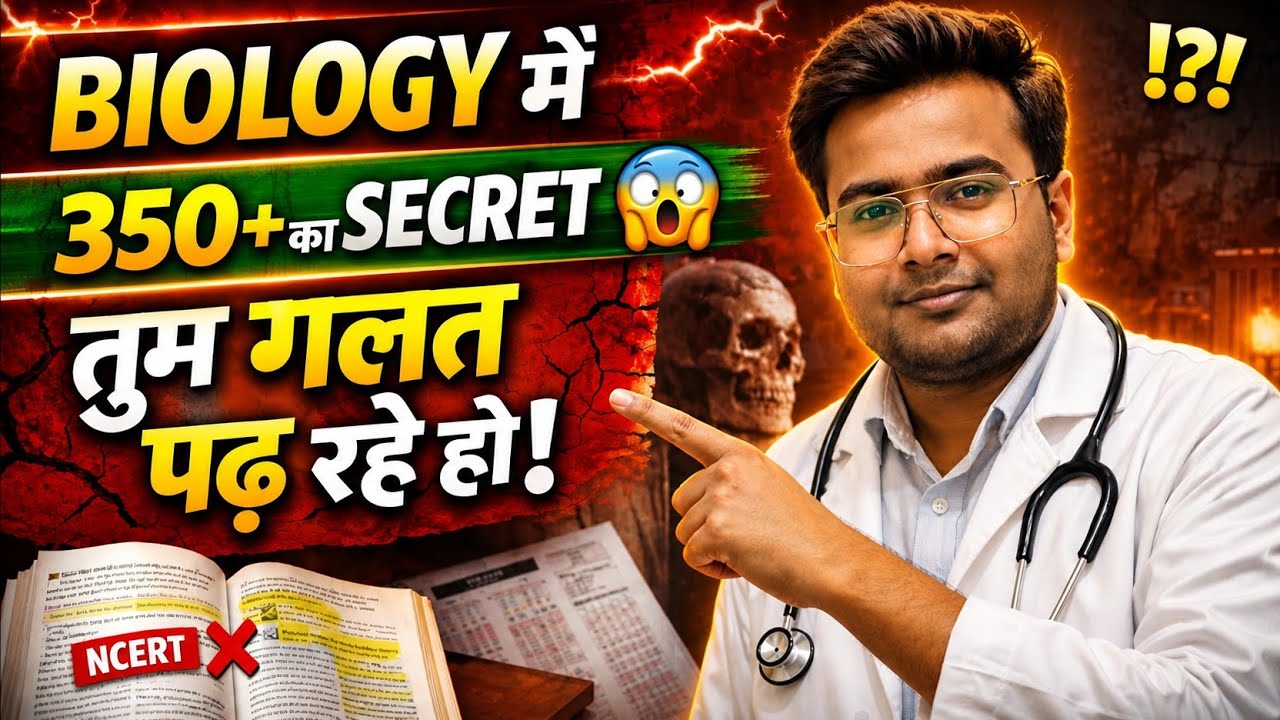 90% Students ye galti karte hain 😱 Biology me 350+ ka secret!NEET Biology Strategy 2026 🔥 Toppers 🤔