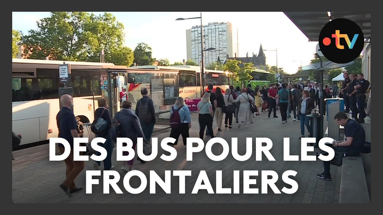Plus de trains pour les frontaliers vers le Luxembourg : les bus sont pris d'assaut