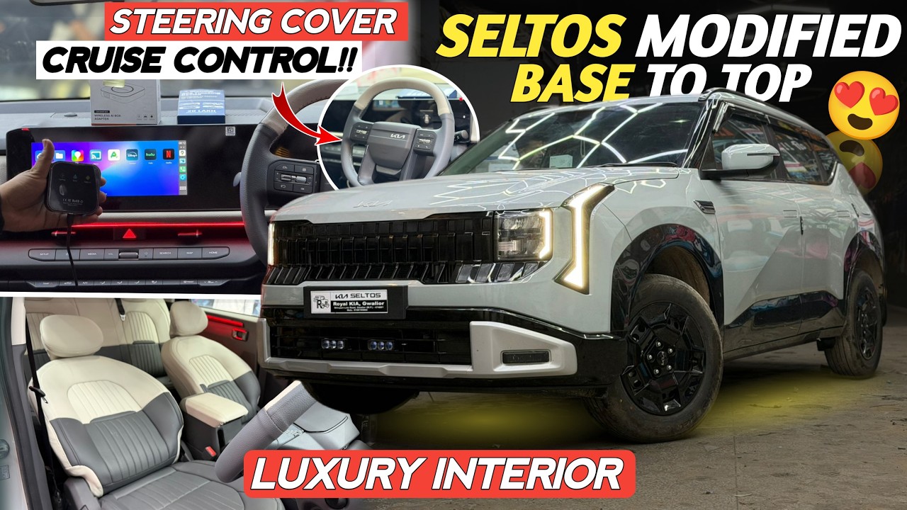 2026 KIA SELTOS HTE BASE MODEL FULLY MODIFIED WITH PRICE | KIA SELTOS MODIFICATION