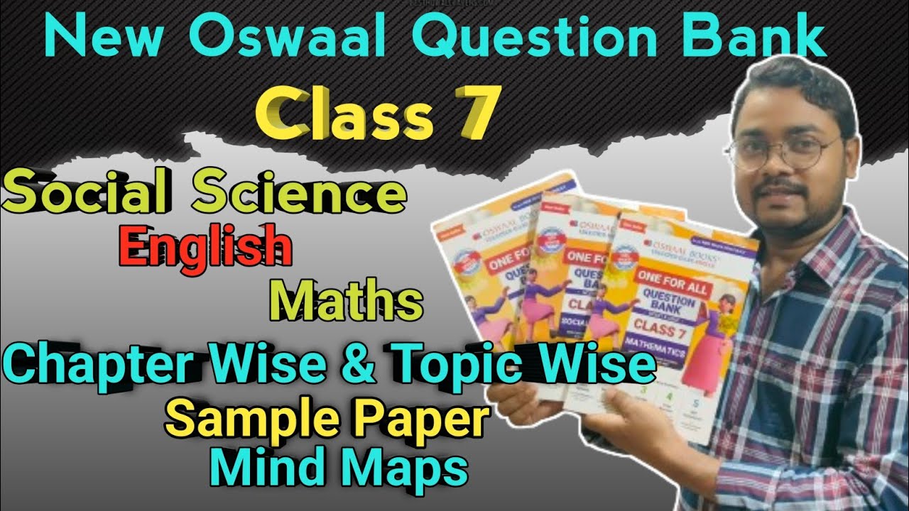 Oswaal Question Bank Social Science English Math Class 7 Review l Best Question Bank Class 7th