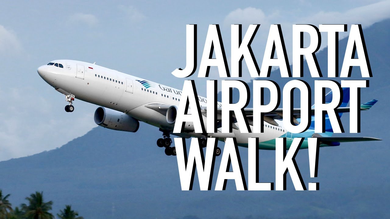 4K Airport Tour : Jakarta Soekarno-Hatta International Airport Terminal 3 : Bandar Udara Indonesia