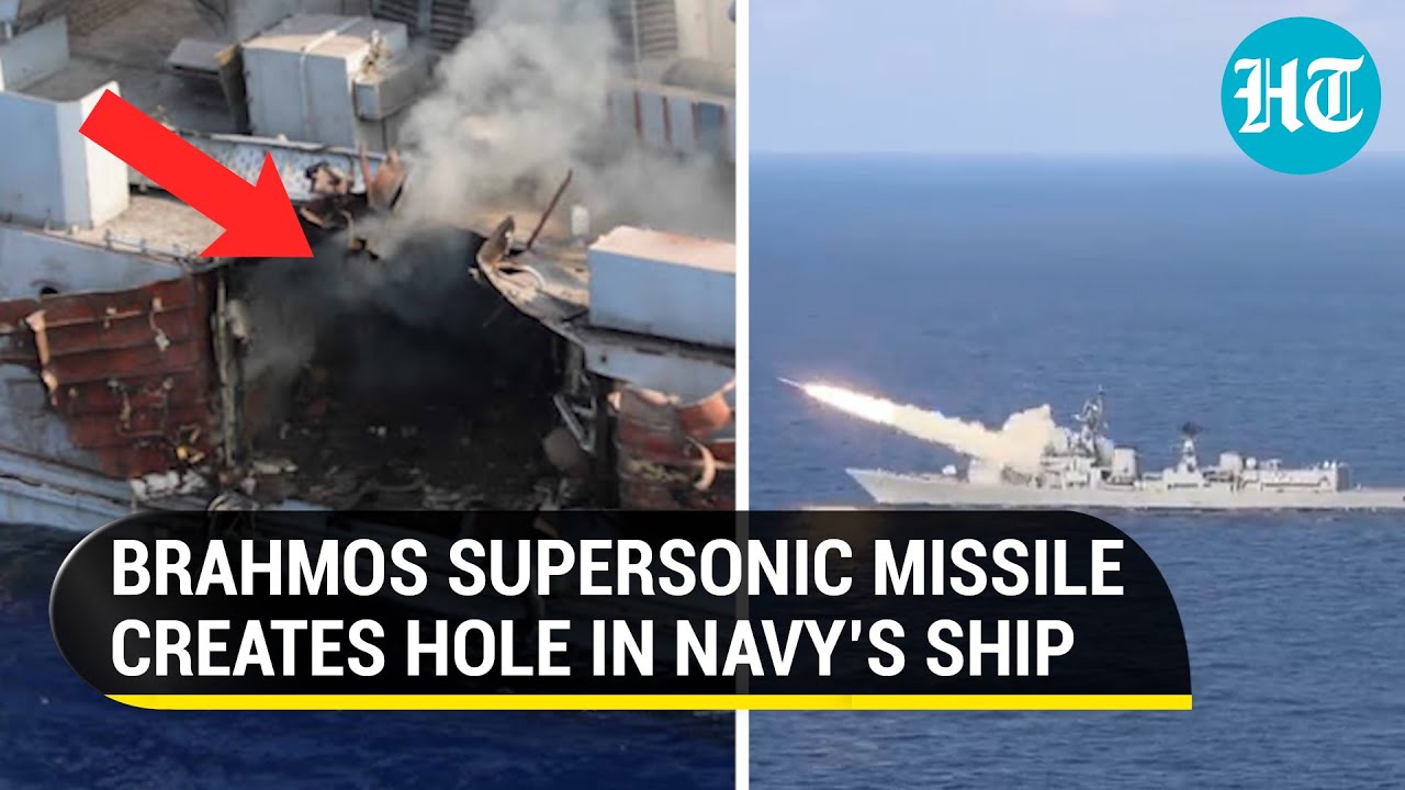 Power of BrahMos: How Supersonic missile created big hole in Indian Navy&rsquo;s abandoned ship