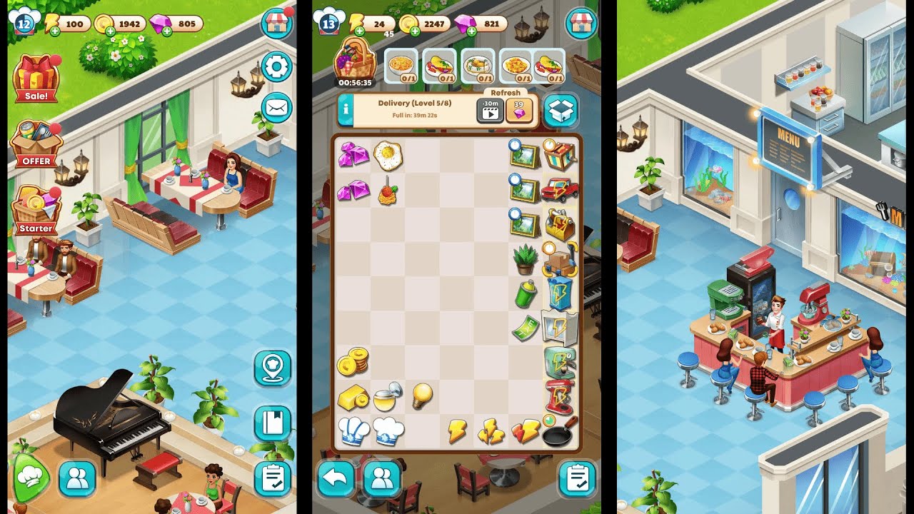 Merge Restaurant: Makeover. day 8