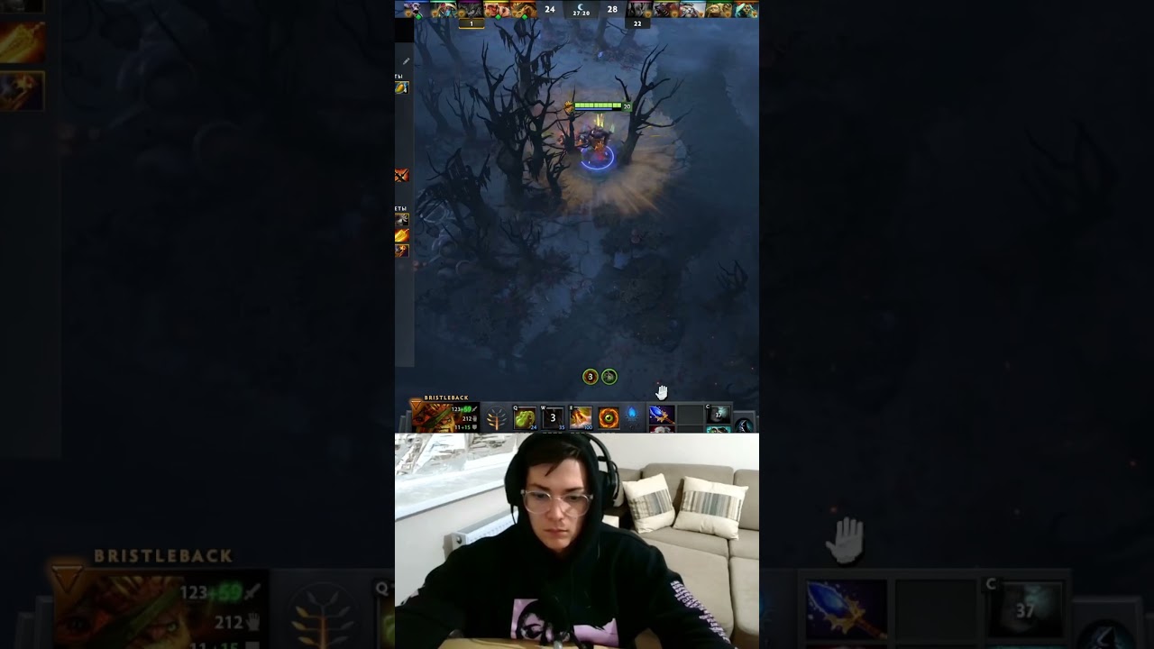 ЛУННАЯ ПОХОДКА УБИВАЕТ | ББ ДОТА 2 | ПАТЧ 7.34С | UNLINE54  #dota2 #дота2 #dota2shorts