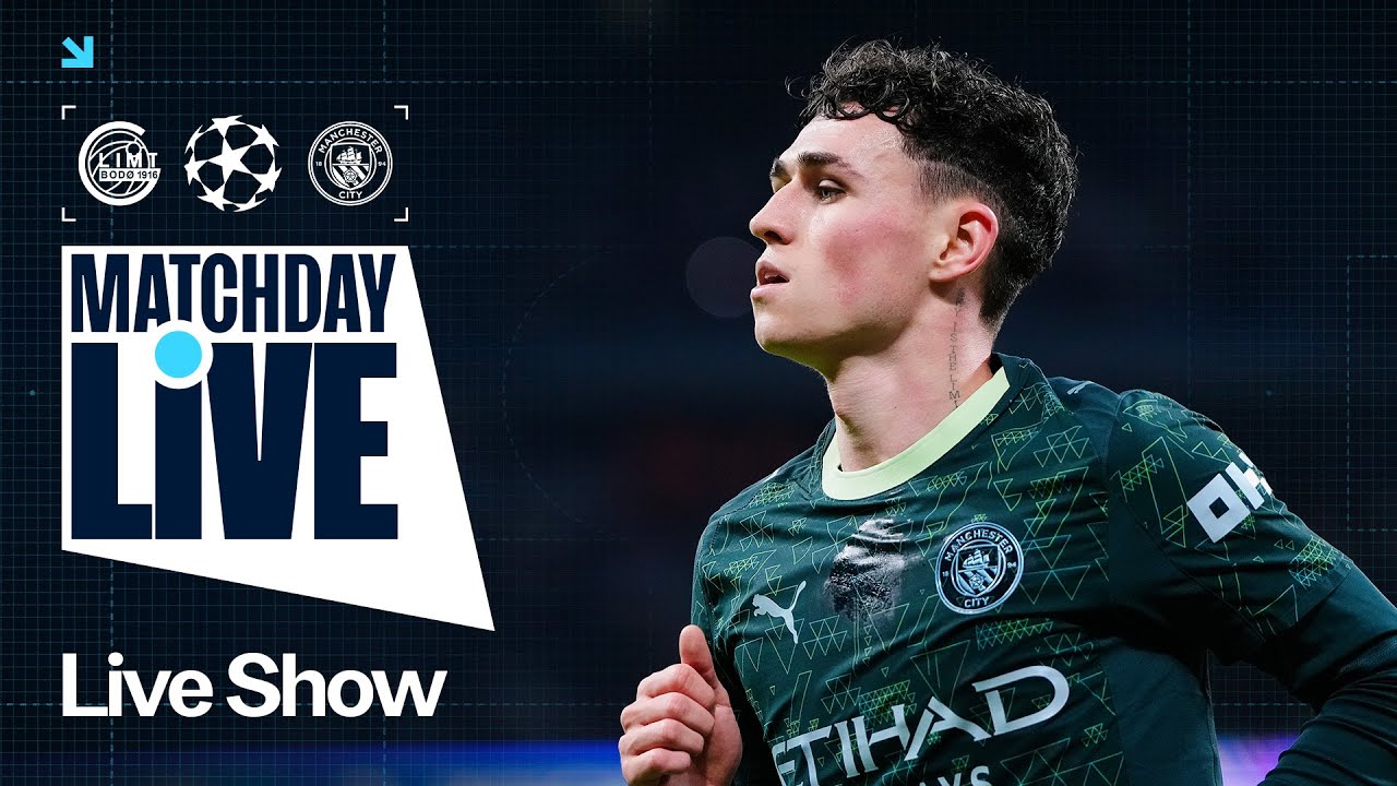 MATCHDAY LIVE! CITY RETURN TO CHAMPIONS LEAGUE ACTION! Bodo/Glimt v Man City | UEFA Champions League