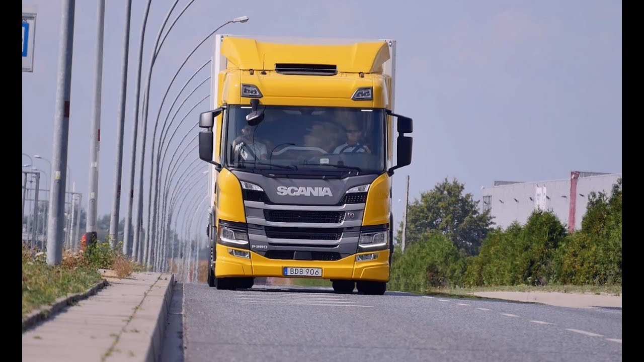 Scania P 280 KM - test drive