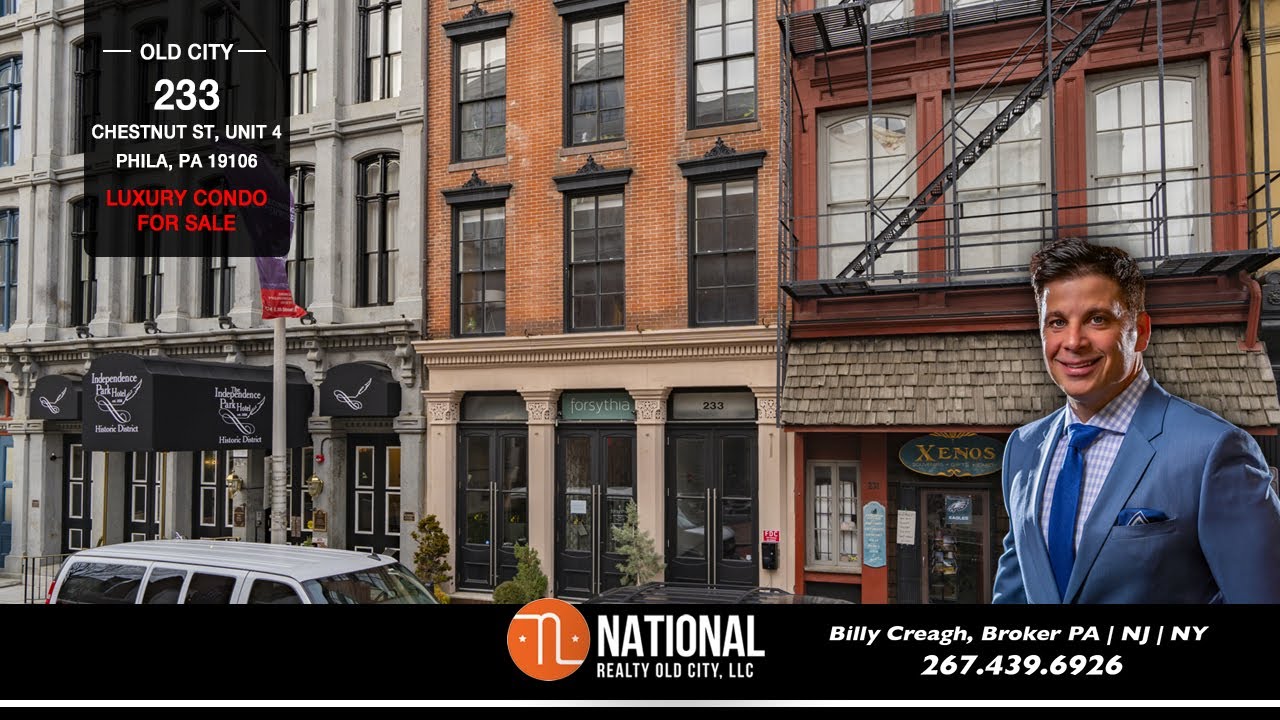 Luxury Condo in Old City | 233 Chestnut St | Billy Creagh-Broker