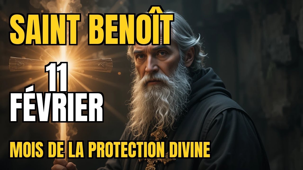 🙏 Une prière tenue dans l’ombre que l’ennemi redoute — saint Benoît révèle