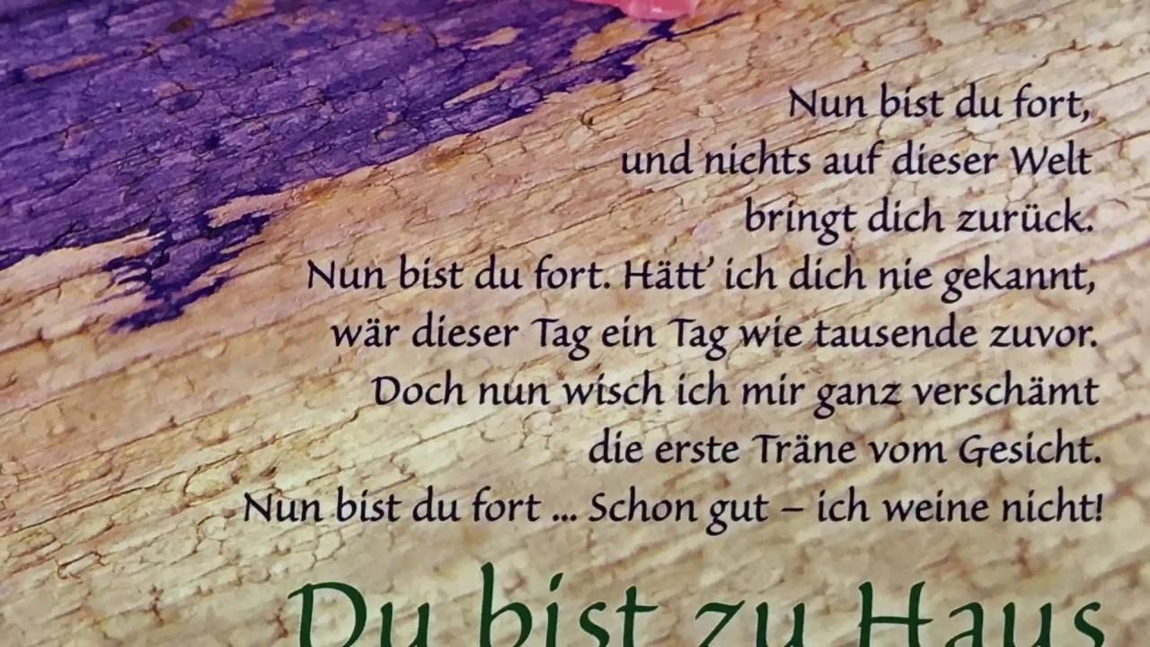 NUN BIST DU FORT - JÜRGEN WERTH